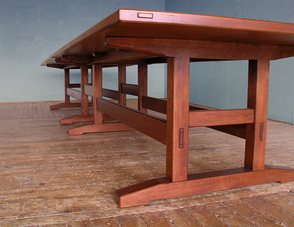 16 foot cherry dining table