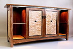 mission style stereo cabinets