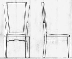 art deco chair design