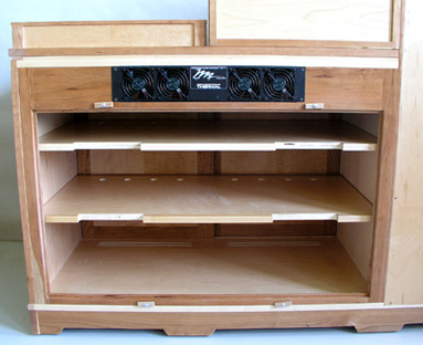 audio cabinet ventilation